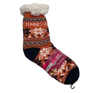 HONGLING Tennessee Thermal Cosy Socks Women Sz 9-11 Orange Multi Winter Gorpcore